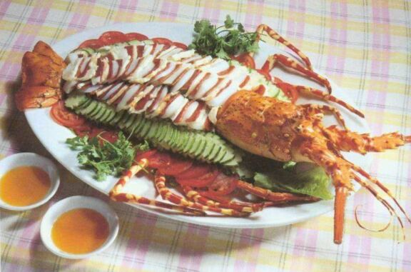 生菜龙虾