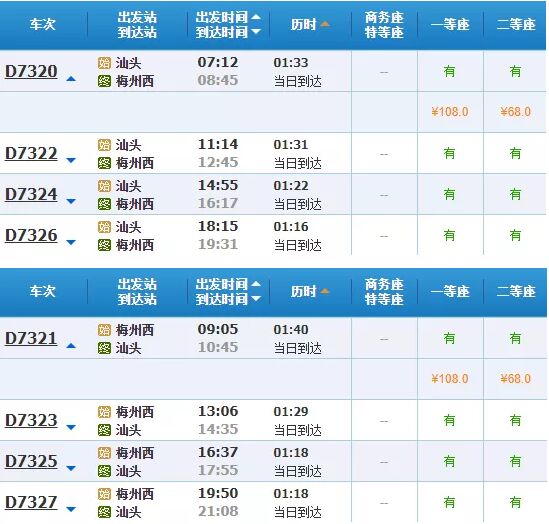 梅汕铁路|汕头站至潮汕机场、梅州西站车票开始出售