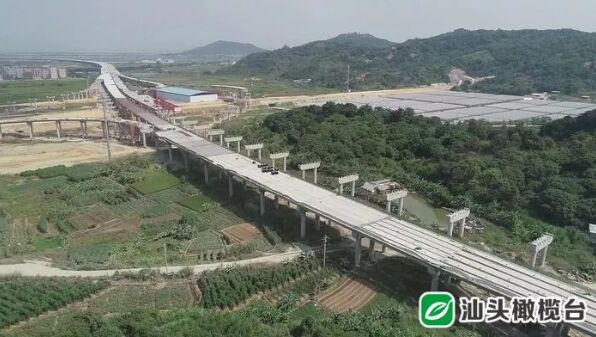 潮汕环线高速汕头段主线基本成型 明年建成通车！