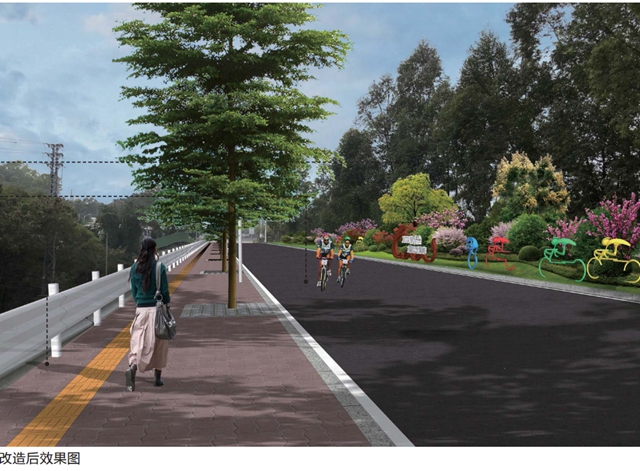 效果图曝光！完善道路交通设施，增加休闲绿化空间...国道G324礐石大桥段环境将这样提升