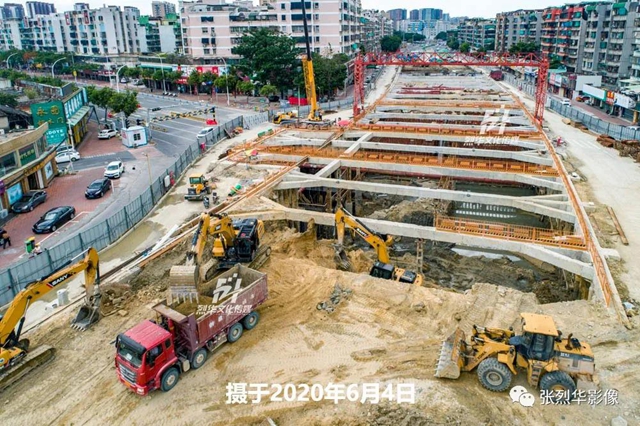 金砂西路西延、泰山路黄河路高架又有新变化！通过航拍看一下