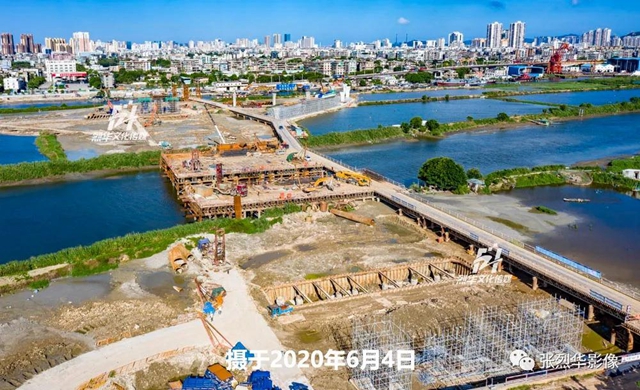 金砂西路西延、泰山路黄河路高架又有新变化！通过航拍看一下