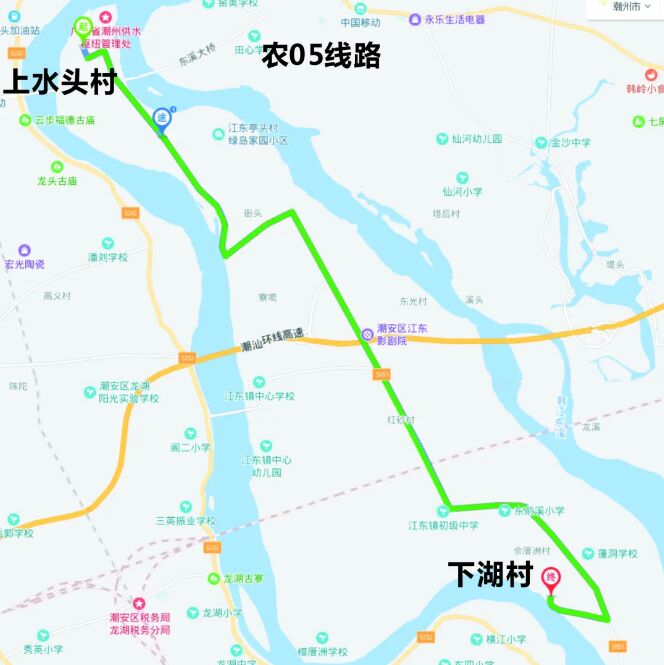 7月1日起潮州新开通8条农村客运线路