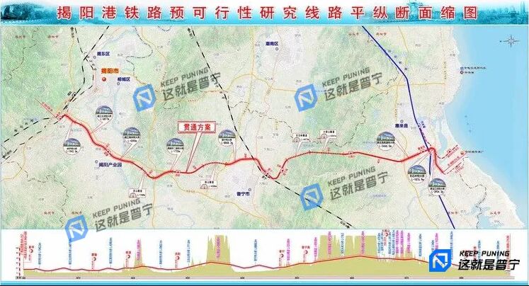 揭阳港疏港铁路已开始定测，普宁将争取在“东部创新城”设站