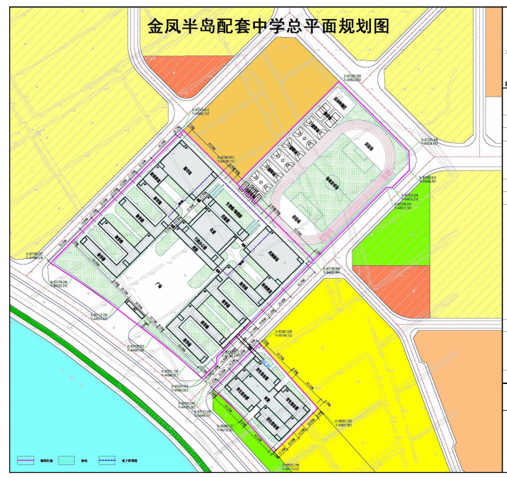 第二中学金凤半岛新校区要开建了！总投资4.78亿，计划工期为51个月