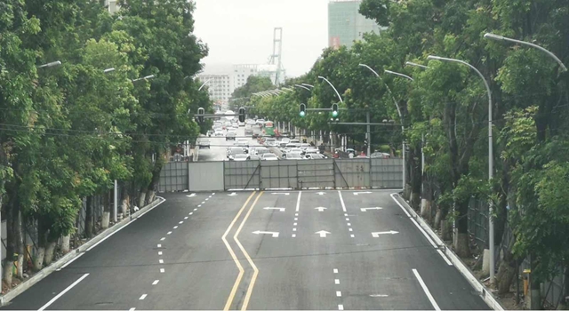 衡山路（金砂路—珠池路）路段车行道今晚8点试通车