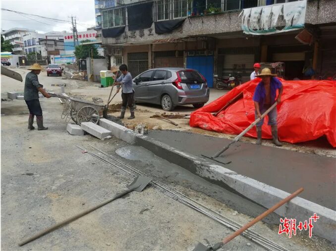 潮州市区北园路改造工程已完成80% 预计9月底通线