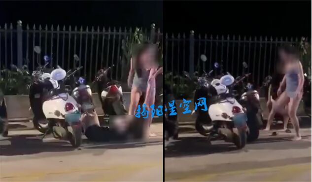 潮汕街头一女子遭群殴，手扇脚踹持鞋抽打！