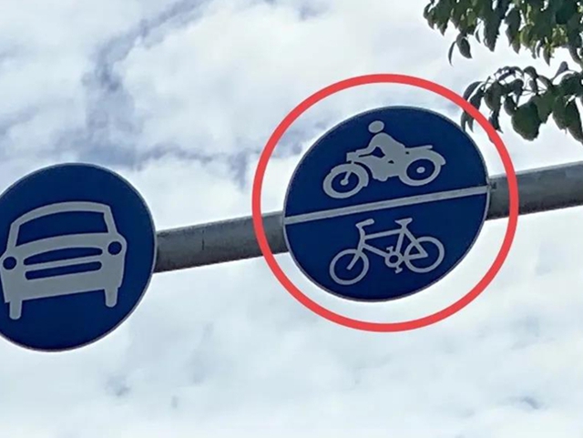 汕头的摩托车应该行驶在哪条车道？驾驶员要注意这个标志了！