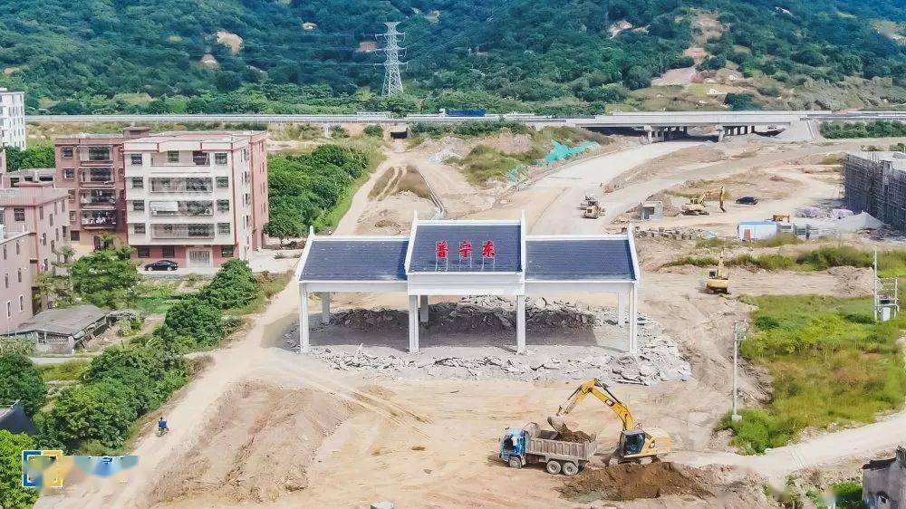 汕湛高速揭阳段收费站最新进展！（附航拍图）