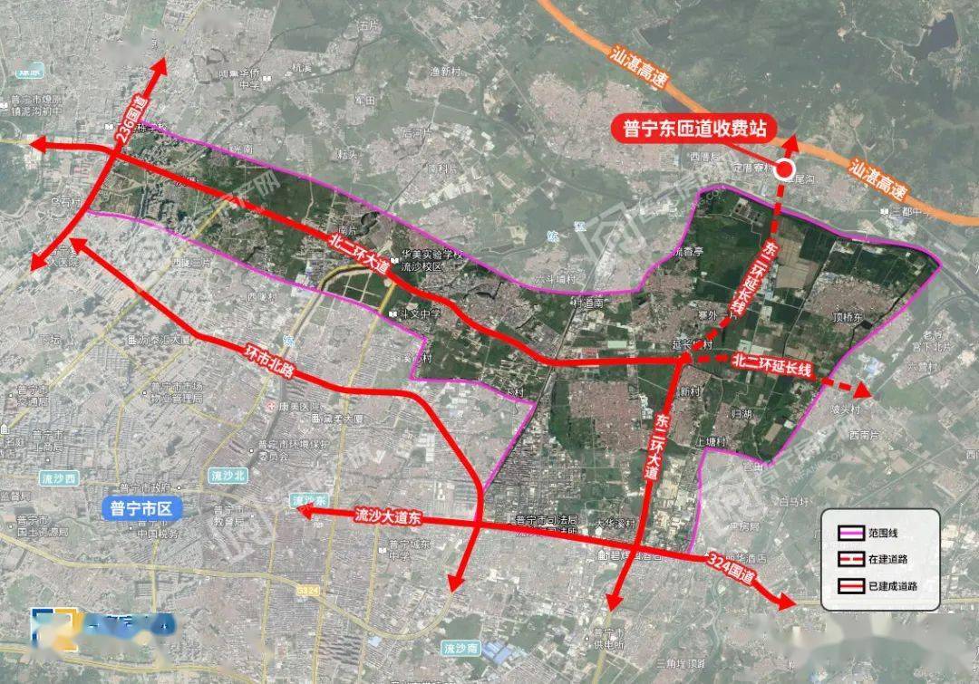 汕湛高速揭阳段收费站最新进展！（附航拍图）