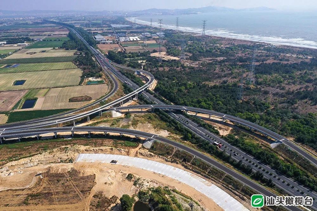 预计年底通车！潮汕环线高速公路月底完成沥青路面铺设，粤东一小时经济圈即将打通