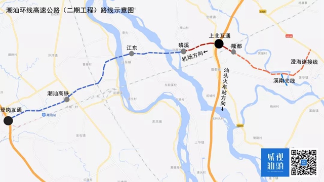 潮汕环线高速（一期）月底通车，金平、潮阳、潮南有出入口
